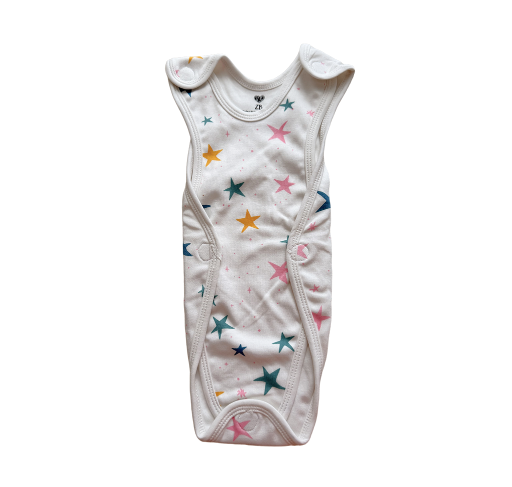 Preemie Romper – Star Pattern