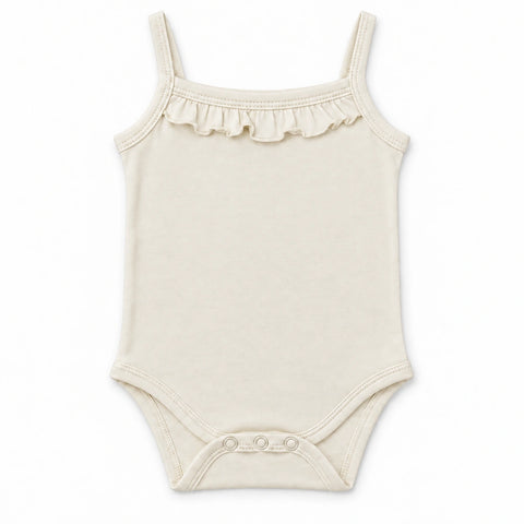 Sleeveless Lace Bodysuit — Off White