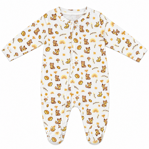 Baby Romper Zipper — Tiny Tails