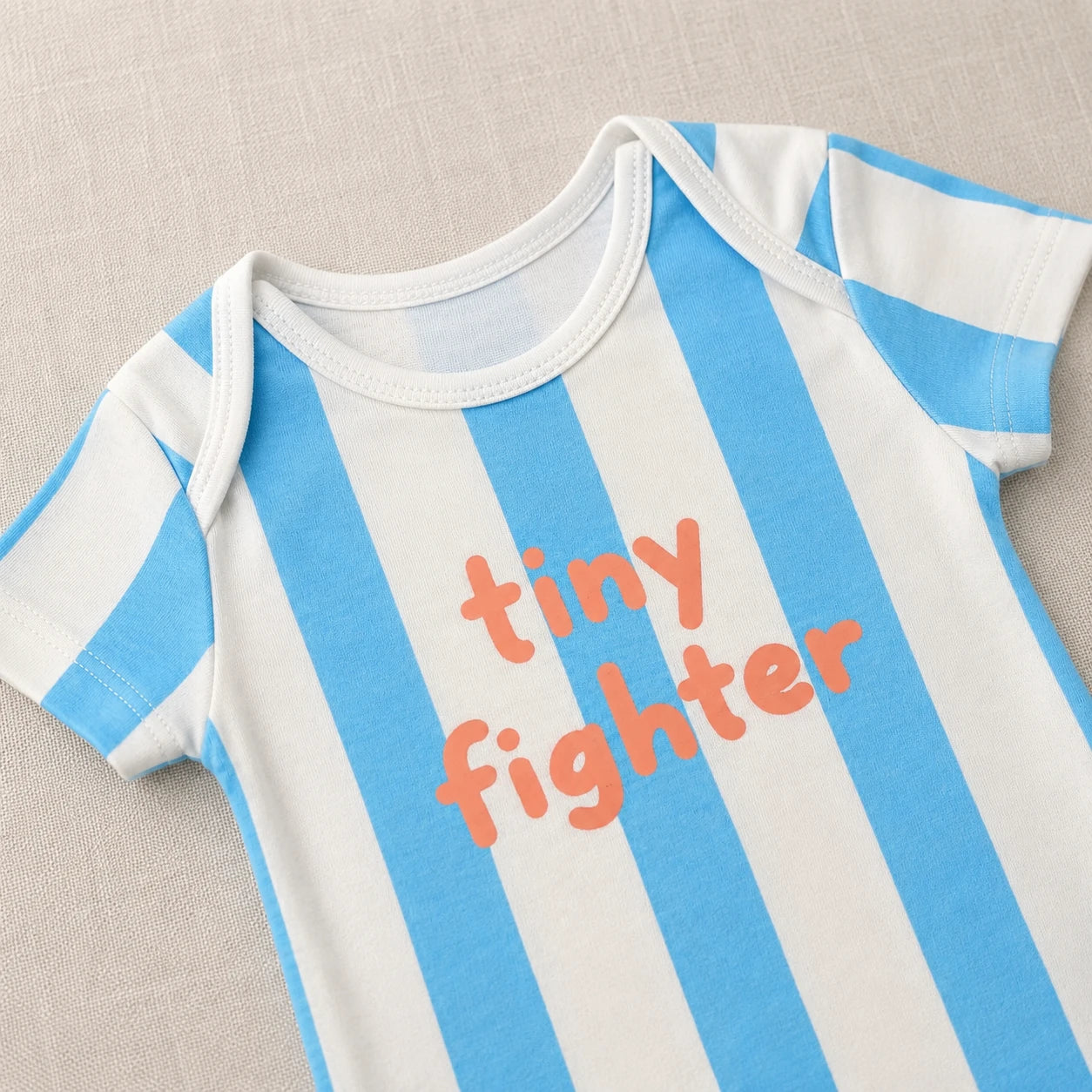 Baby Basic short-sleeve cotton bodysuit in an assorted ZB design – alternate product view