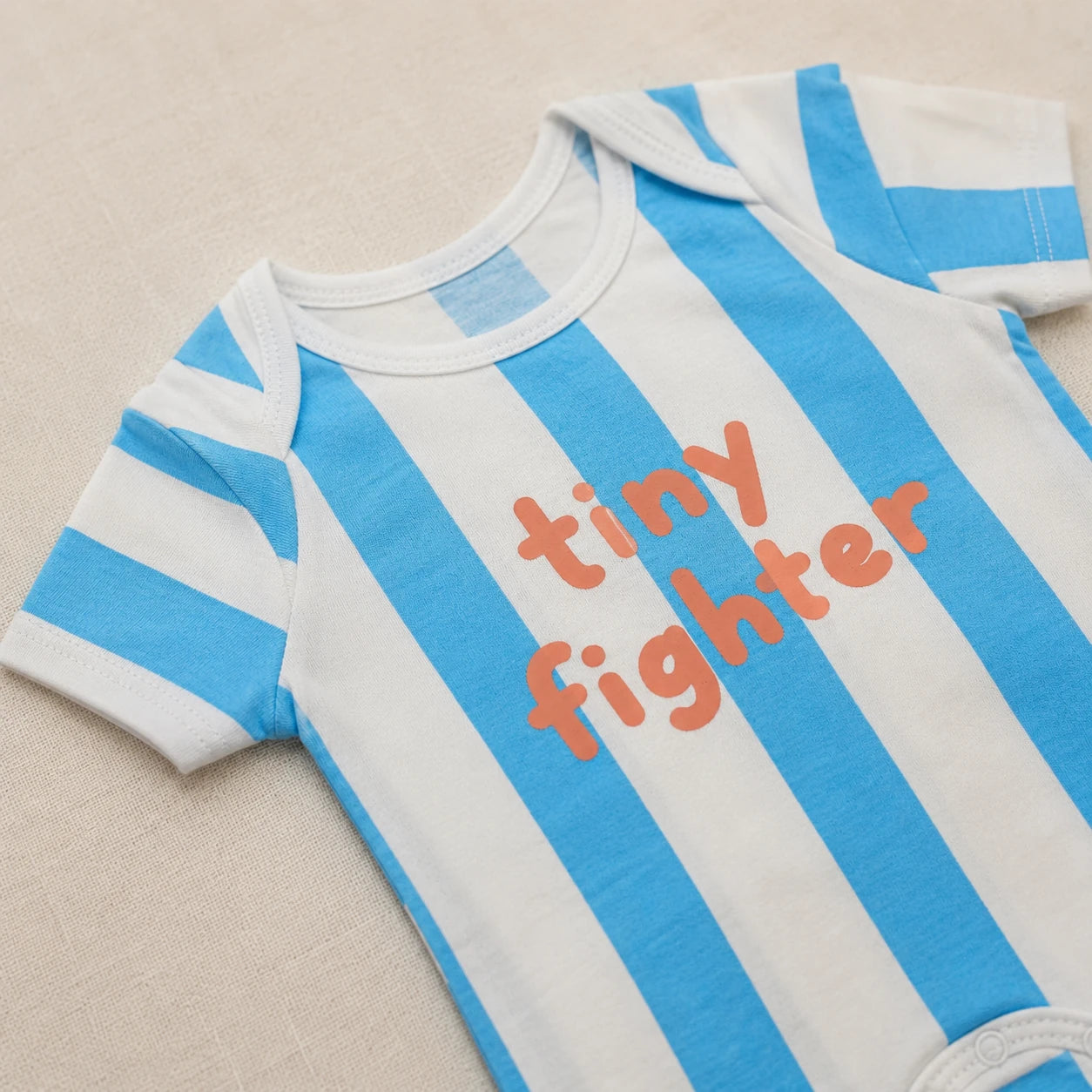 Baby Basic short-sleeve cotton bodysuit in an assorted ZB design – alternate product view