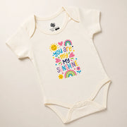 Baby Basic short-sleeve cotton bodysuit in an assorted ZB design – alternate product view