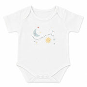 Baby Basic short-sleeve cotton bodysuit in an assorted ZB design – alternate product view