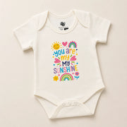 Baby Basic short-sleeve cotton bodysuit in an assorted ZB design – alternate product view