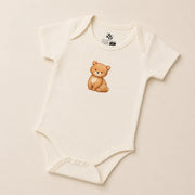 Baby Basic short-sleeve cotton bodysuit in an assorted ZB design – alternate product view