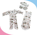 Teddy Bear Preemie Set – Full Bodysuit, Sleeveless Shirt & Accessories