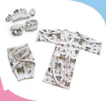 Teddy Bear Preemie Set – Full Sleeves Shirt, Diaper Cover & Accessories