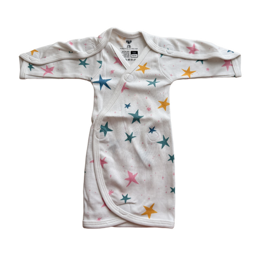 Pure Cotton Preemie Shirt – Star Pattern