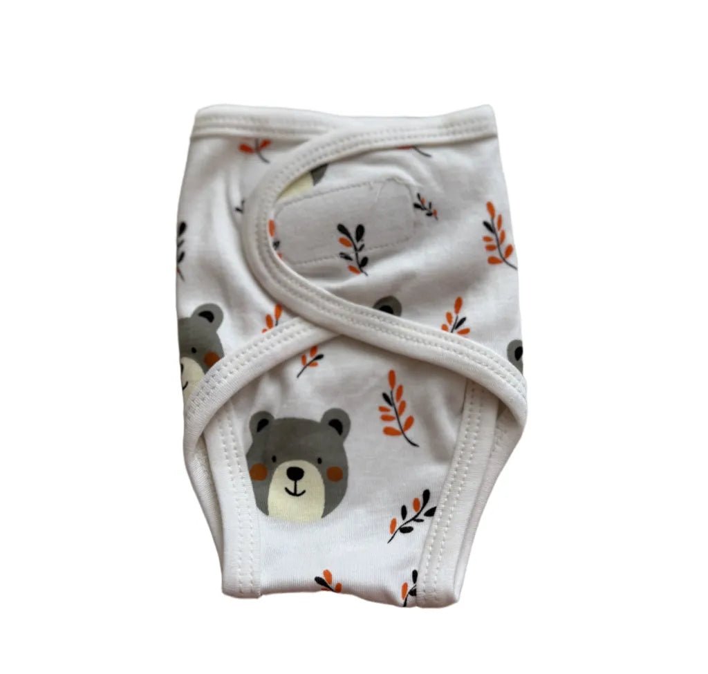 Preemie Diaper Covers – Teddy Bear Design - Zahra Batool 