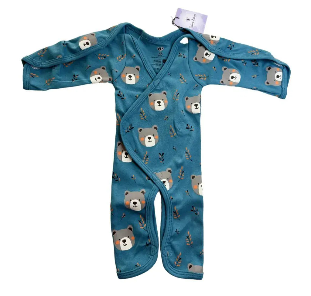Preemie Full Bodysuit – Teddy Bear Design - Zahra Batool 