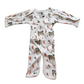 Pure Cotton Preemie Full Bodysuit – Teddy Bear Design