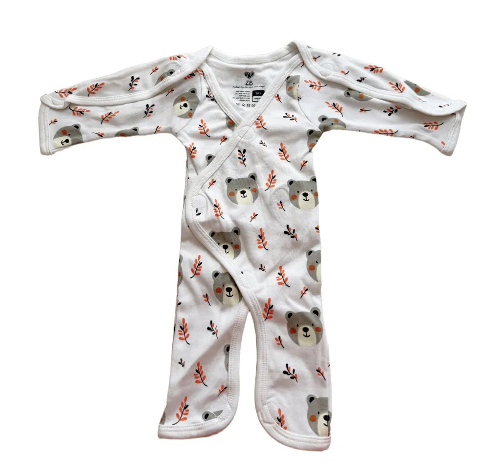 Preemie Full Bodysuit – Teddy Bear Design - Zahra Batool 