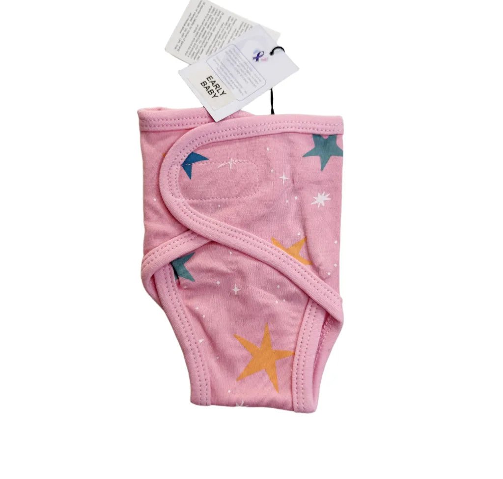 Preemie Diaper Covers – Star Pattern - Zahra Batool 