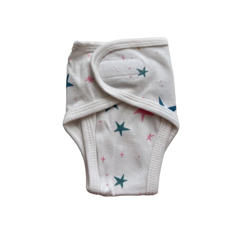 Preemie Diaper Covers – Star Pattern - Zahra Batool 