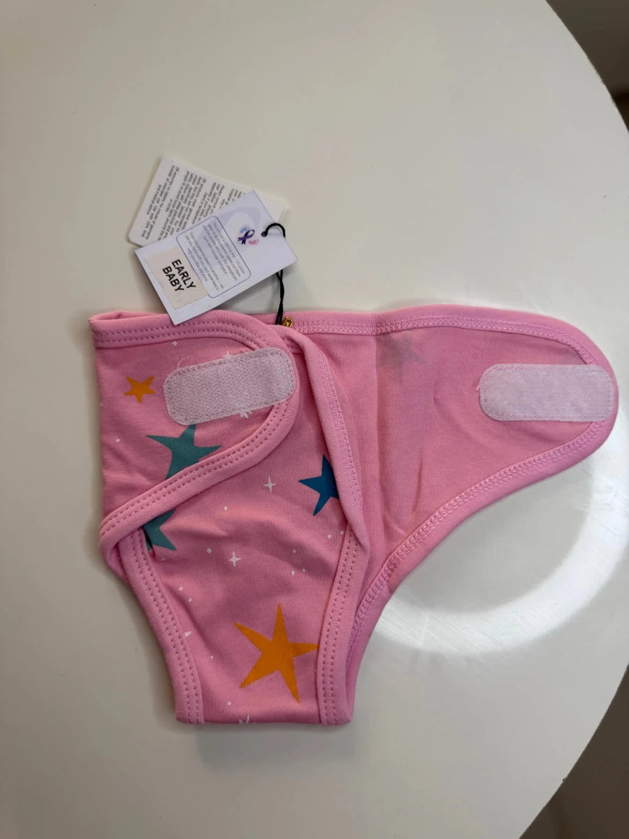 Preemie Diaper Covers – Star Pattern - Zahra Batool 