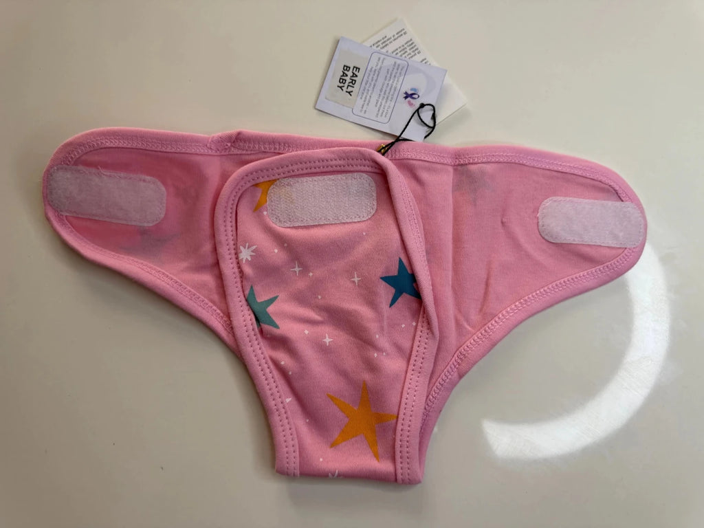 Preemie Diaper Covers – Star Pattern - Zahra Batool 