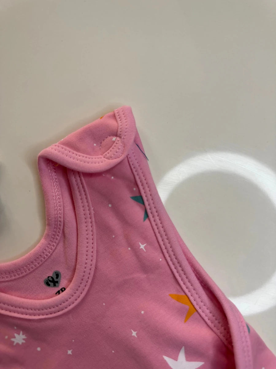 Preemie Romper – Star Pattern - Zahra Batool 