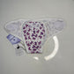 Pure Cotton Preemie Diaper Covers – Cute Violet Flowers Pattern