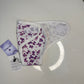 Pure Cotton Preemie Diaper Covers – Cute Violet Flowers Pattern