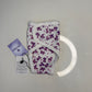 Pure Cotton Preemie Diaper Covers – Cute Violet Flowers Pattern