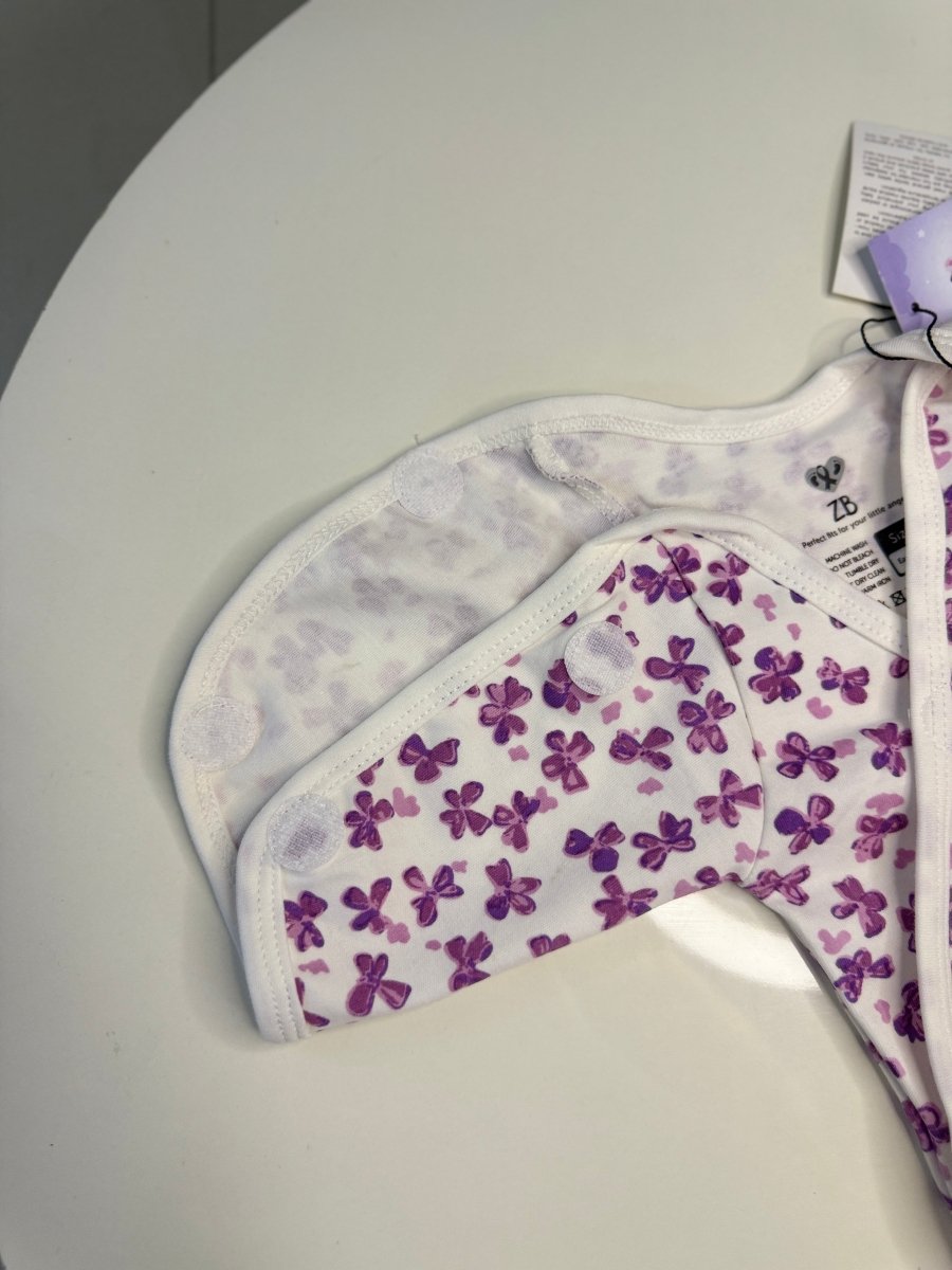 Preemie Shirt – Cute Violet Flowers Pattern - Zahra Batool 