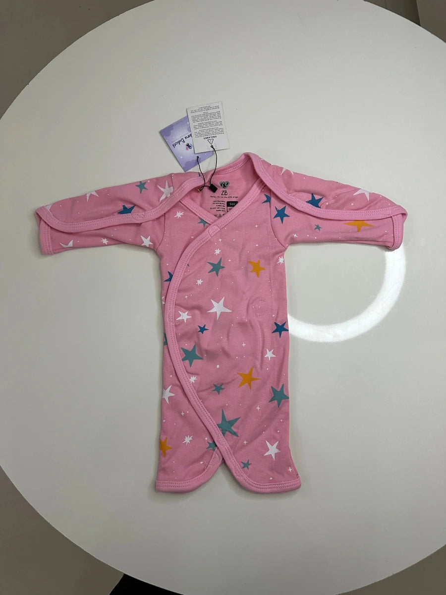 Preemie Half Bodysuit – Star Pattern - Zahra Batool 