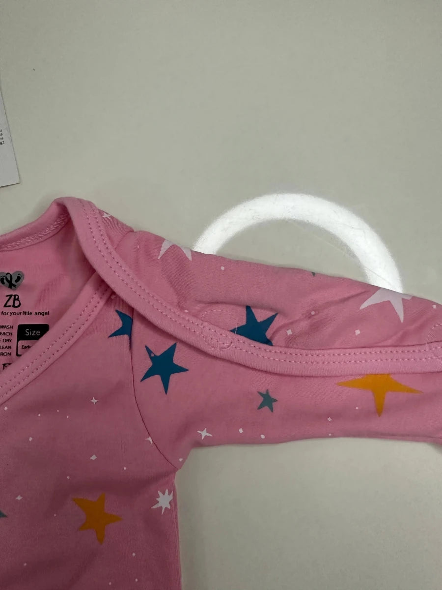 Preemie Half Bodysuit – Star Pattern - Zahra Batool 