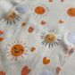 Pure Cotton Preemie Sleeveless Shirt – Happy Sun Pattern
