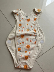Preemie Romper – Happy Sun Pattern - Zahra Batool 