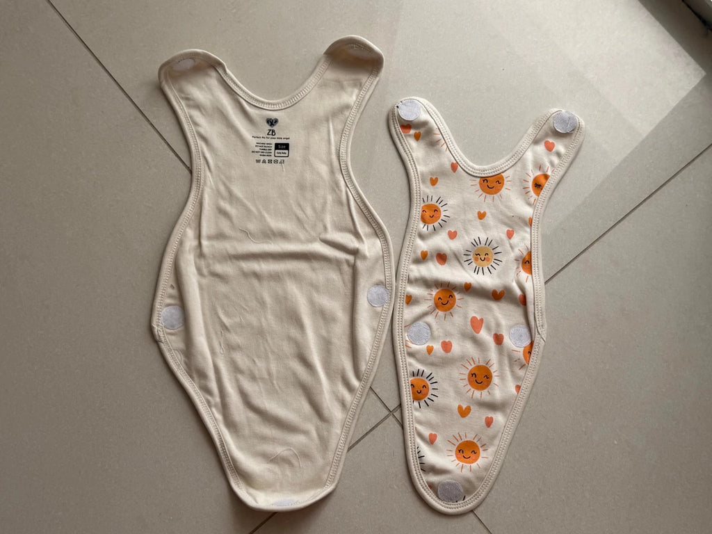 Preemie Romper – Happy Sun Pattern - Zahra Batool 