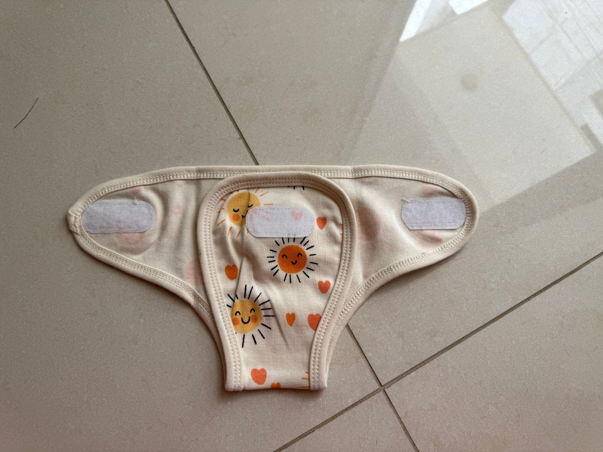 Preemie Diaper Covers – Happy Sun Pattern - Zahra Batool 