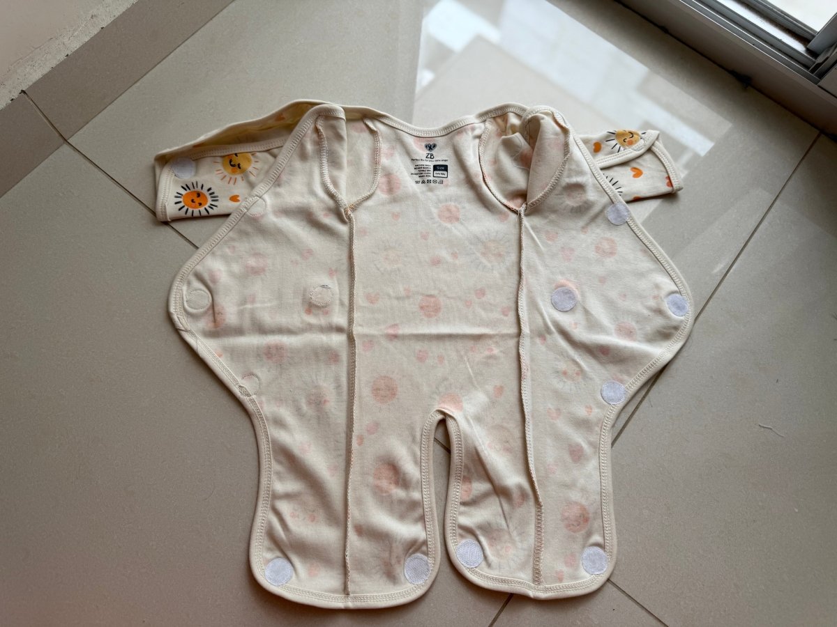 Preemie Full Bodysuit – Happy Sun Pattern - Zahra Batool 