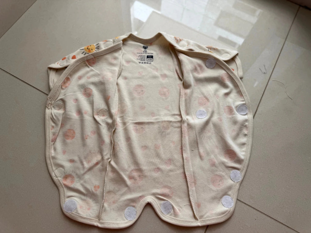 Preemie Half Bodysuit – Happy Sun Pattern - Zahra Batool 