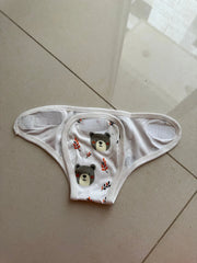 Preemie Diaper Covers – Teddy Bear Design - Zahra Batool 