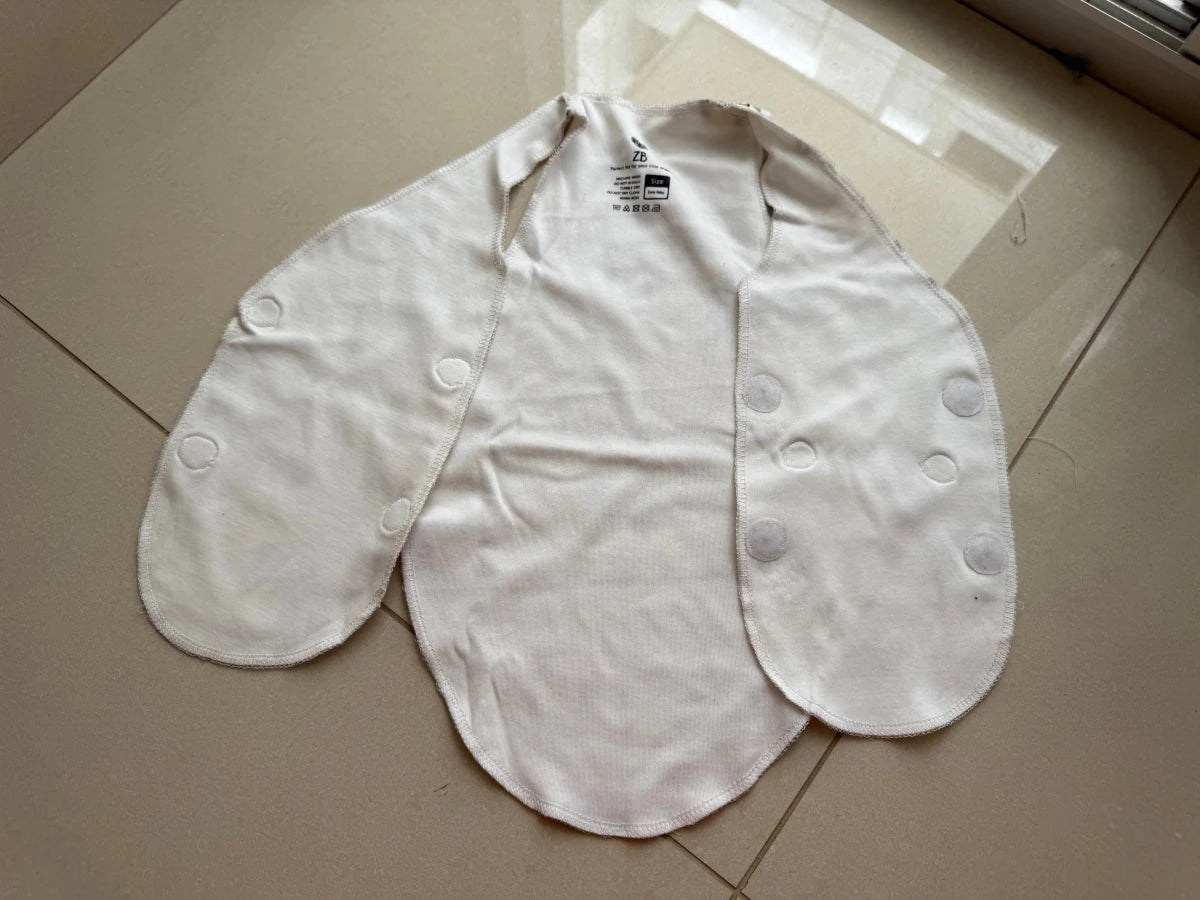 Preemie Sleeveless Shirt – Teddy Bear Design - Zahra Batool 