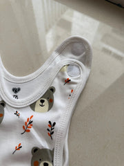 Preemie Romper – Teddy Bear Design - Zahra Batool 