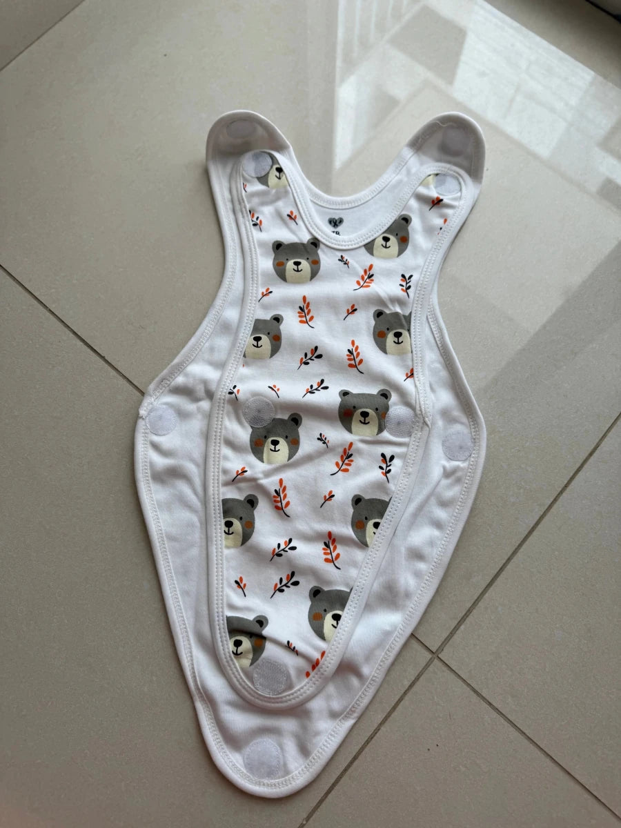 Preemie Romper – Teddy Bear Design - Zahra Batool 