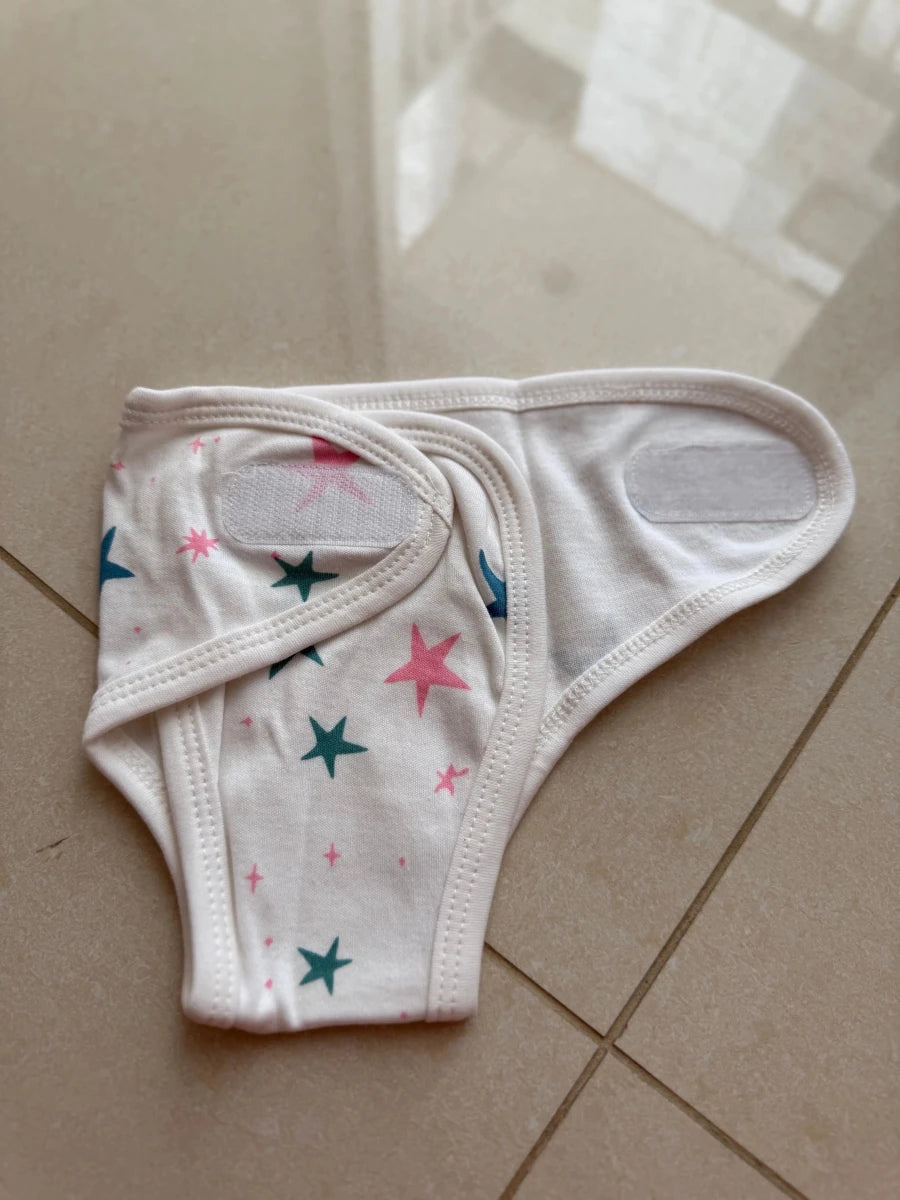 Preemie Diaper Covers – Star Pattern - Zahra Batool 