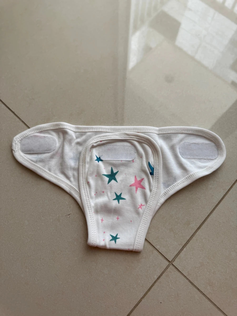 Preemie Diaper Covers – Star Pattern - Zahra Batool 