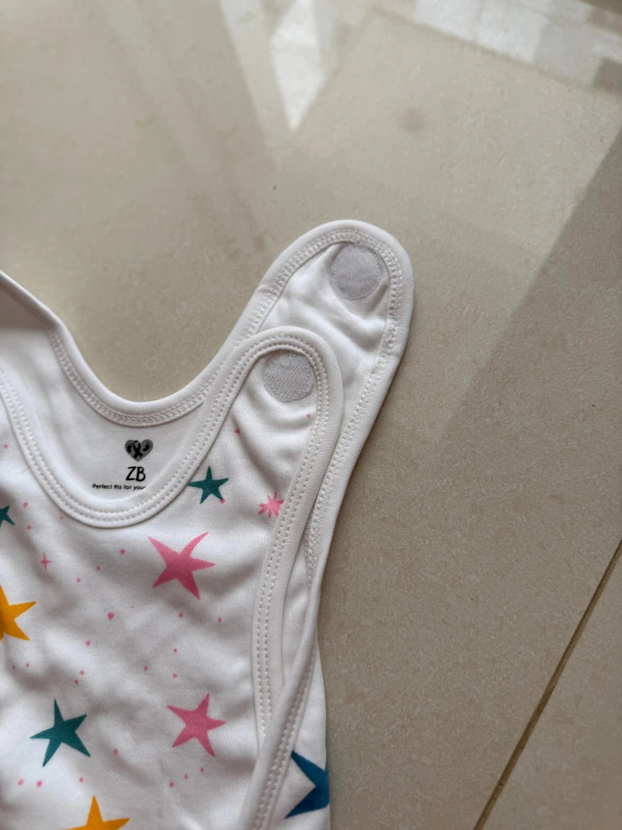 Preemie Romper – Star Pattern - Zahra Batool 