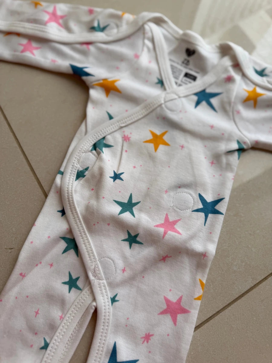 Preemie Full Bodysuit – Star Pattern - Zahra Batool 