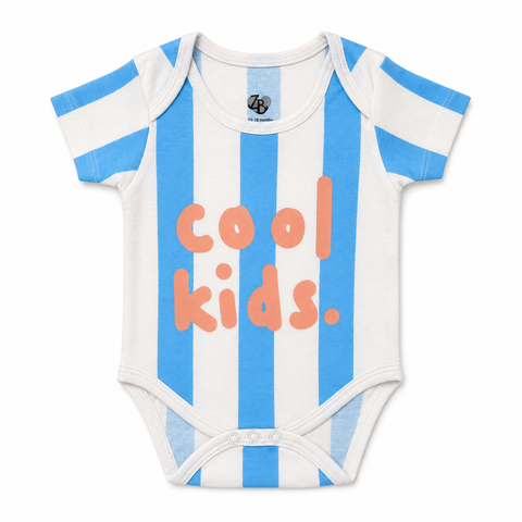 Baby Basic short-sleeve cotton bodysuit in an assorted ZB design