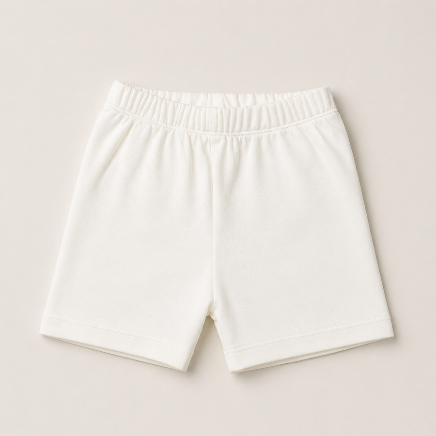 Cream Baby Shorts
