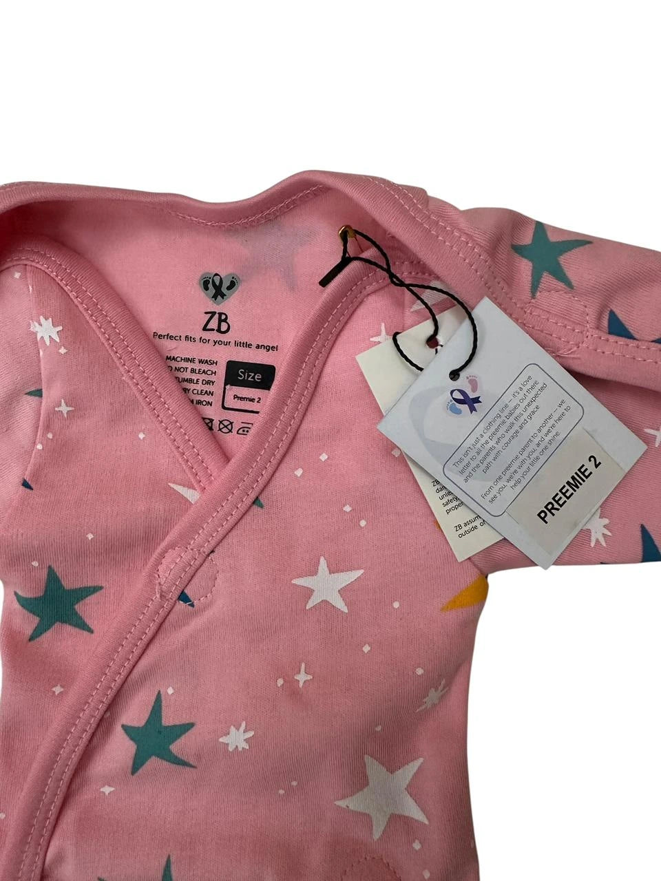 Preemie Shirt – Star Pattern