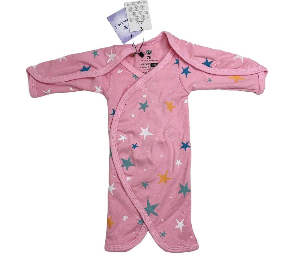 Preemie Half Bodysuit – Star Pattern - Zahra Batool 