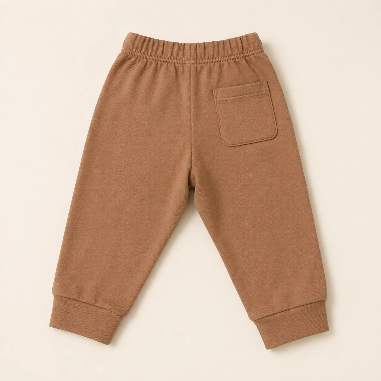 Little Coco 2-piece cotton baby set with wrap-style top and trousers – alternate product view