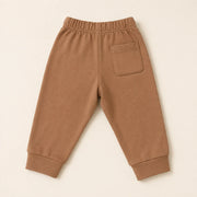 Little Coco 2-piece cotton baby set with wrap-style top and trousers – alternate product view