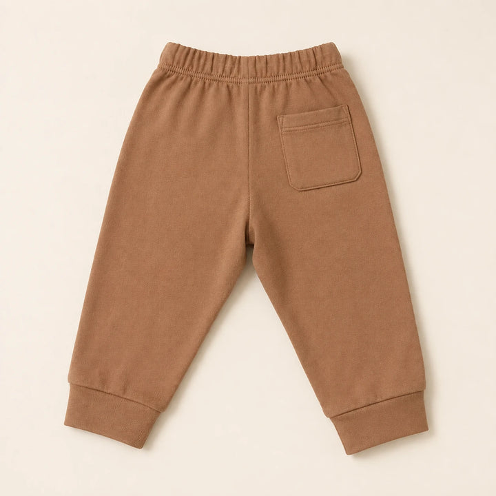 Little Coco 2-piece cotton baby set with wrap-style top and trousers – alternate product view