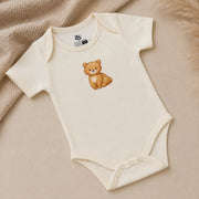 Baby Basic short-sleeve cotton bodysuit in an assorted ZB design – alternate product view