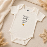 Baby Basic short-sleeve cotton bodysuit in an assorted ZB design – alternate product view